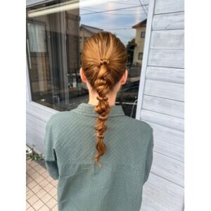 編み下ろしヘア【鈴木】 | 浜松市の美容室 Le･reve（ル・レーヴ）和田店