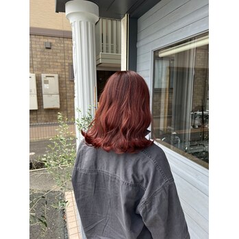 ブリーチなし！カシスピンク【横井】 | 浜松市の美容室 Le･reve（ル・レーヴ）和田店