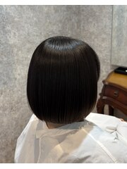 切りっぱなしボブ【谷平】