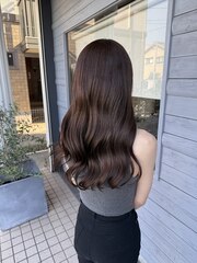 艶めくモーブブラウンで大人っぽく♪【鈴木】