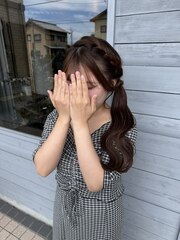 ライブにぴったり♪推し活ヘアメ【鈴木】