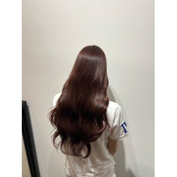 艶感ピンクブラウン【横井】 | 個室有り・プライベートサロンの雰囲気 美容室Le･reve（ル・レーヴ）浜松和田店 - あなたの「なりたい」を叶える美容室
