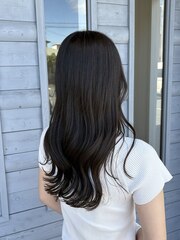 暗髪カラー【谷平】 | 個室有り・プライベートサロンの雰囲気 美容室Le･reve（ル・レーヴ）浜松和田店 - あなたの「なりたい」を叶える美容室
