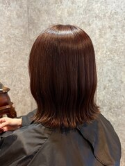 レッドブラウン【谷平】 | 個室有り・プライベートサロンの雰囲気 美容室Le･reve（ル・レーヴ）浜松和田店 - あなたの「なりたい」を叶える美容室